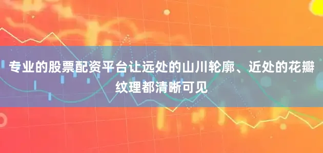 专业的股票配资平台让远处的山川轮廓、近处的花瓣纹理都清晰可见